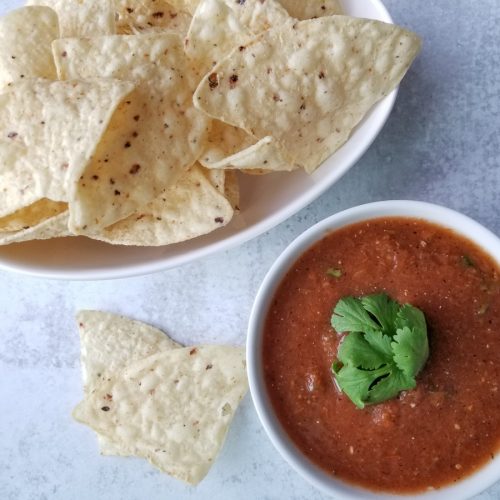 Roasted Tomato and Green Onion Salsa