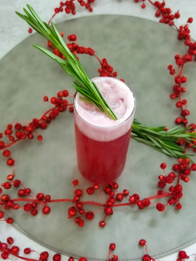 Cranberry Gin Fizz Cocktail Casual Foodist 2257