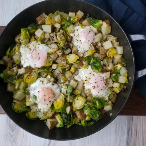 Potato and Brussels Sprouts Hash