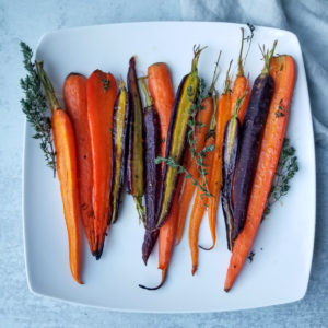 Roasted Carrots with Honey and Thyme