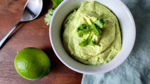 sour cream avocado lime dressing Avocado Lime Crema