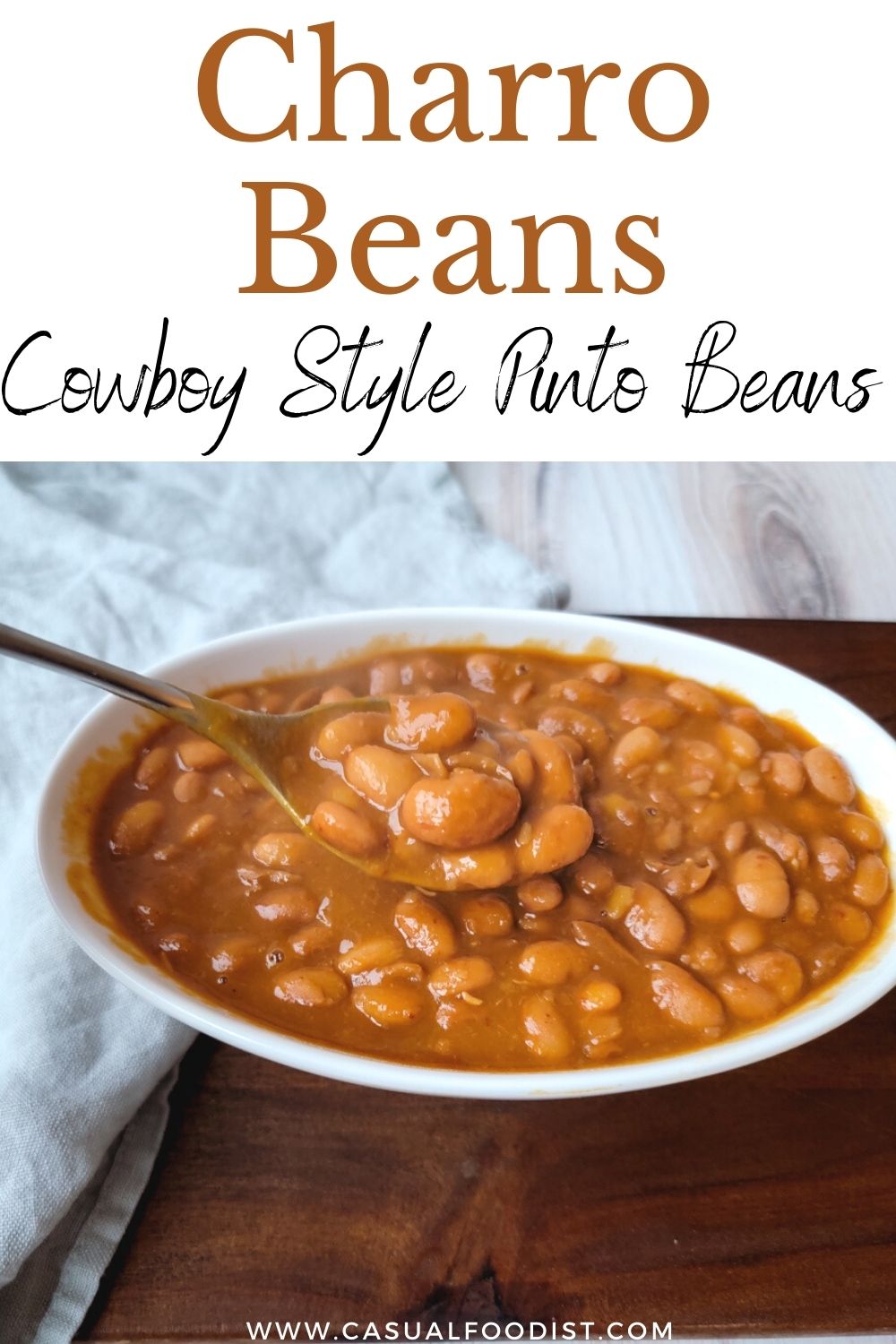 Charro Beans (Cowboy Style Pinto Beans) - Instant Pot and Stovetop ...