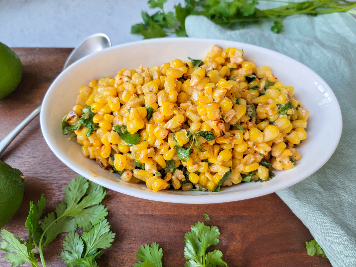 Esquites - Creamy Mexican Corn Salad - Casual Foodist