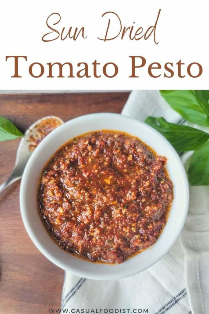 Sun Dried Tomato Pesto Pin image