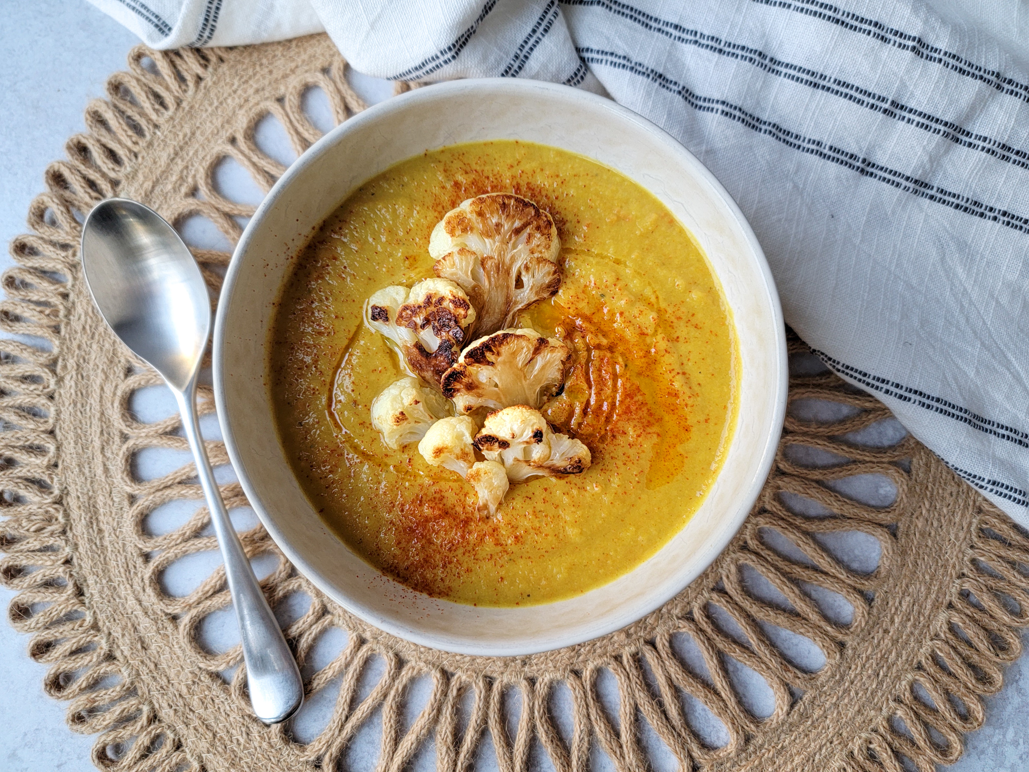 Spicy cauliflower clearance soup