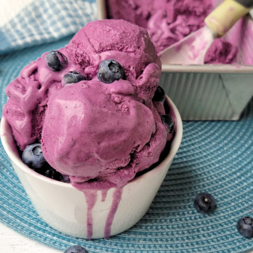 Fresh Blueberry Ice Cream - Casual Foodist