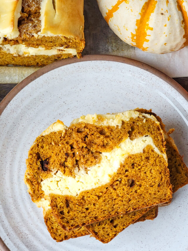 Pumpkin Cream Cheese Bread