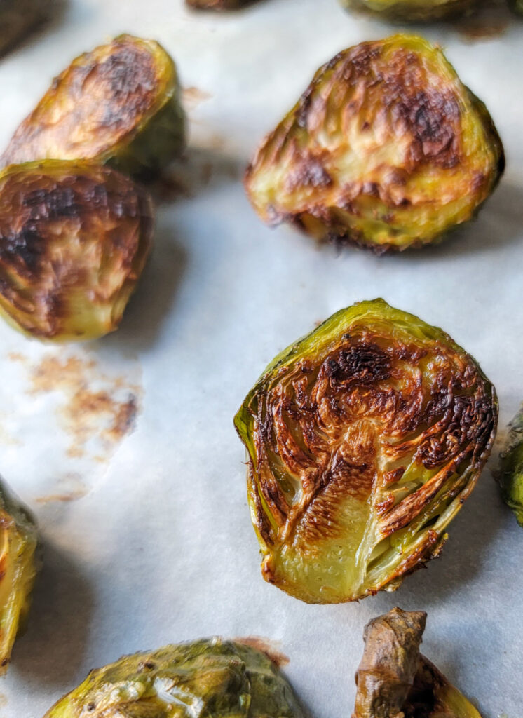 Balsamic Maple Roasted Brussels Sprouts 
