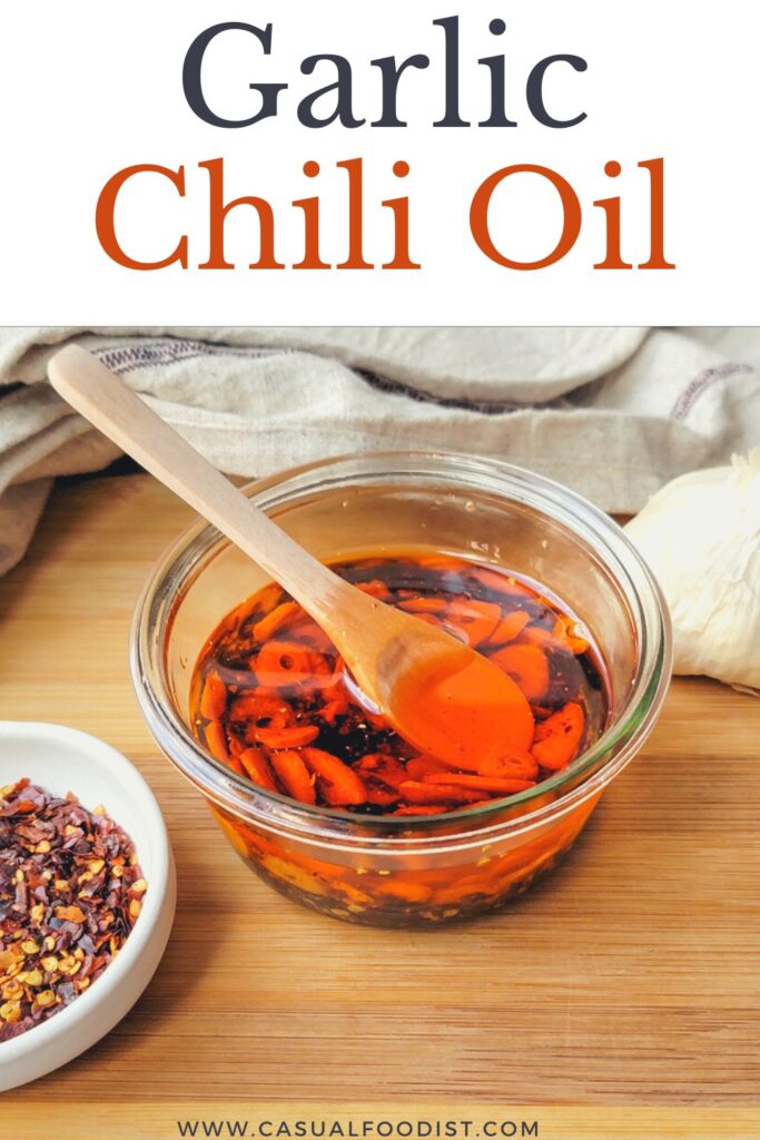 Garlic Chili Oil Pinterest Image