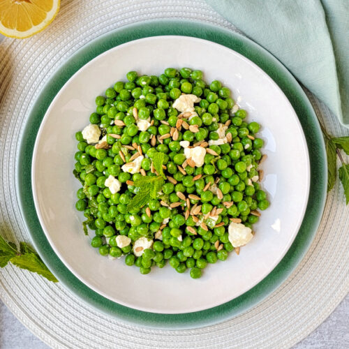 Pea Salad with Mint and Feta