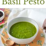 Classic Basil Pesto Pinterest Image