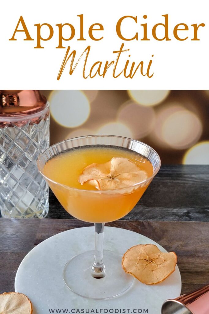 Apple Cider Martini Pinterest Image