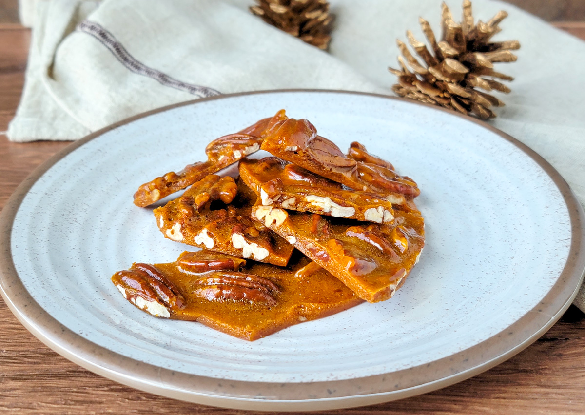 Homemade Pecan Brittle - Casual Foodist