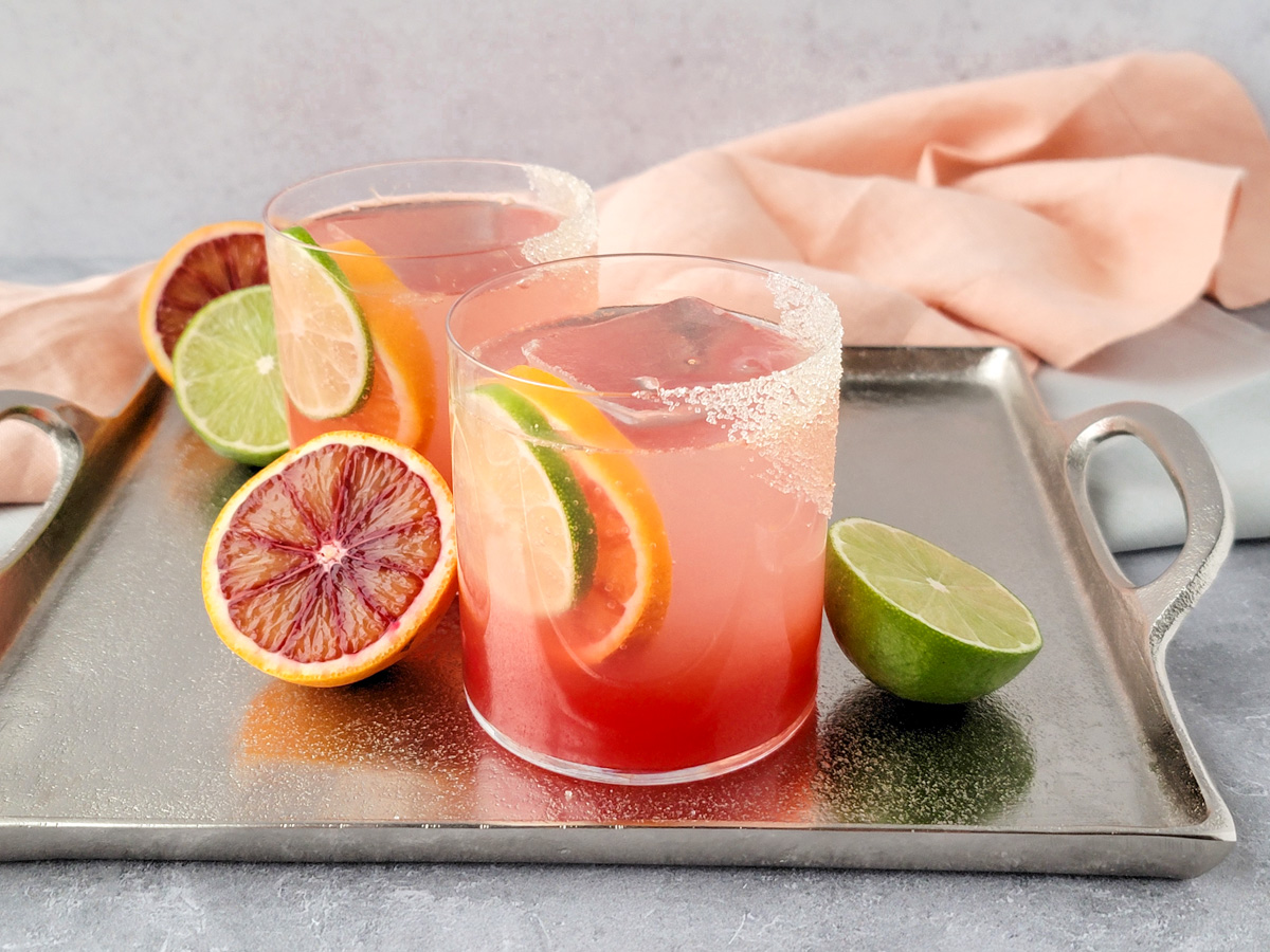 Ginger Blood Orange Mocktail - Casual Foodist