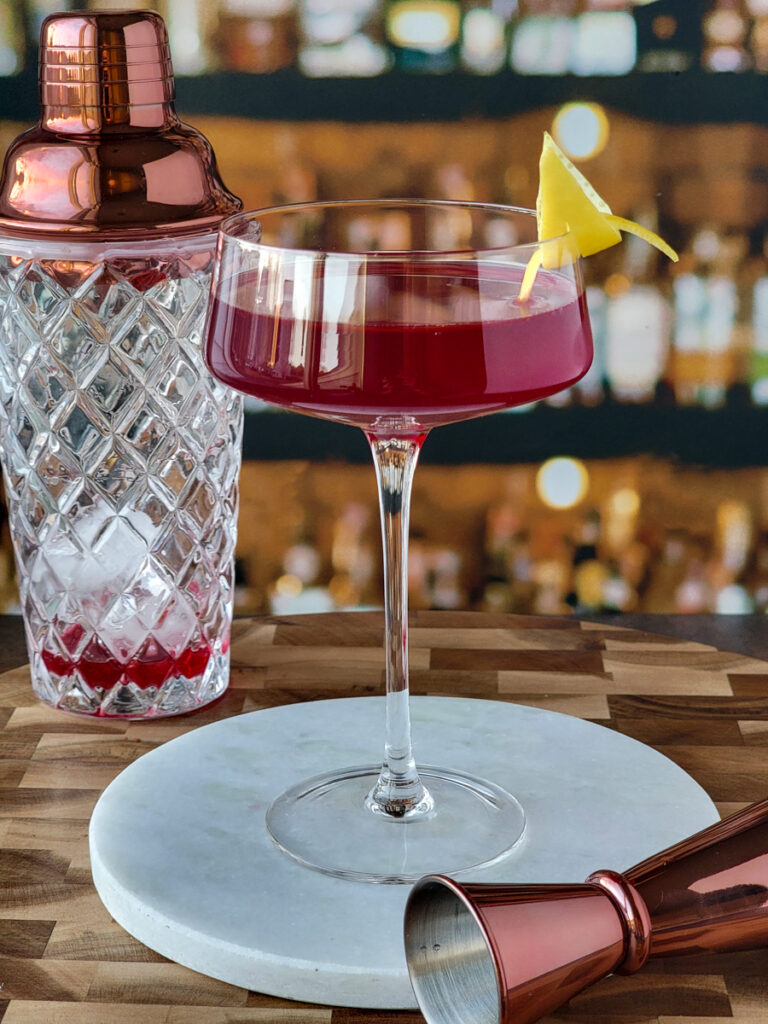 Pomgranate Sidecar Cocktail
