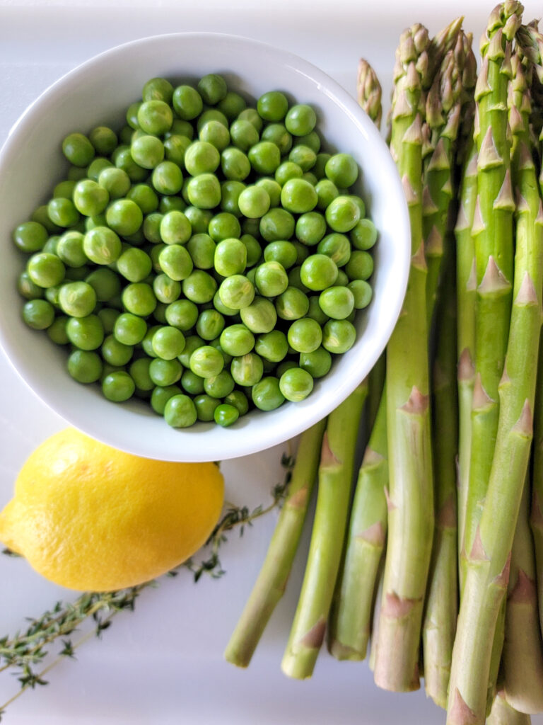 Asparagus and Pea Salad - ingredients