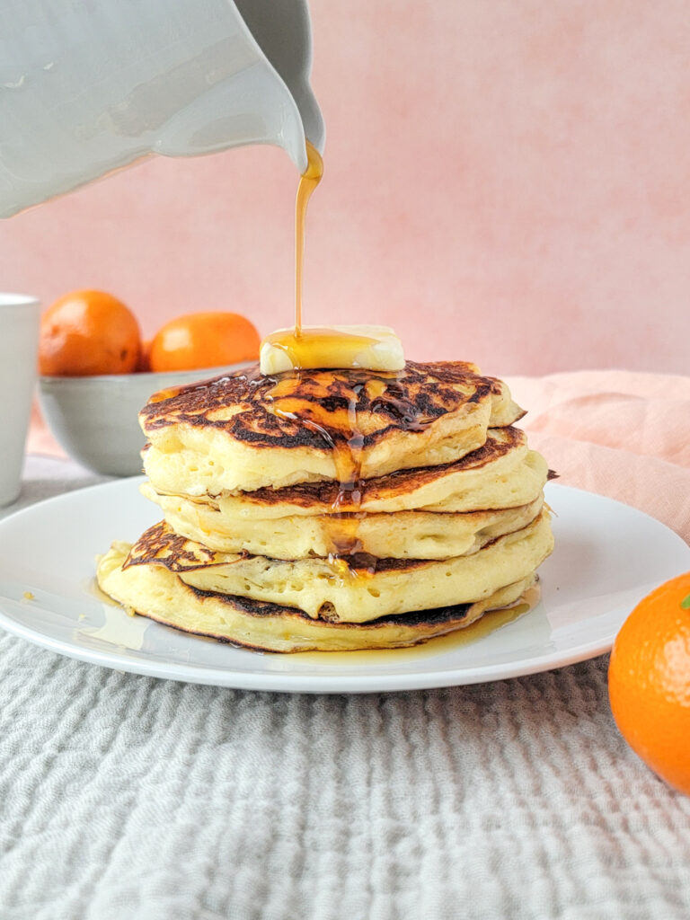 Orange Ricotta Pancakes 