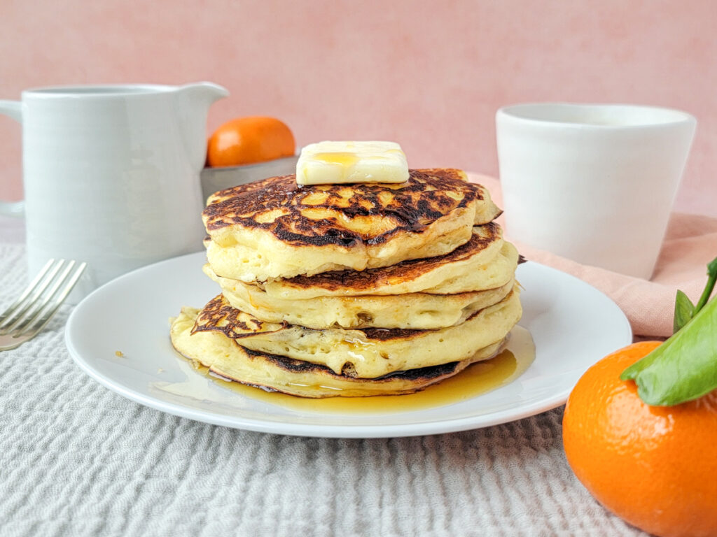 Orange Ricotta Pancakes 
