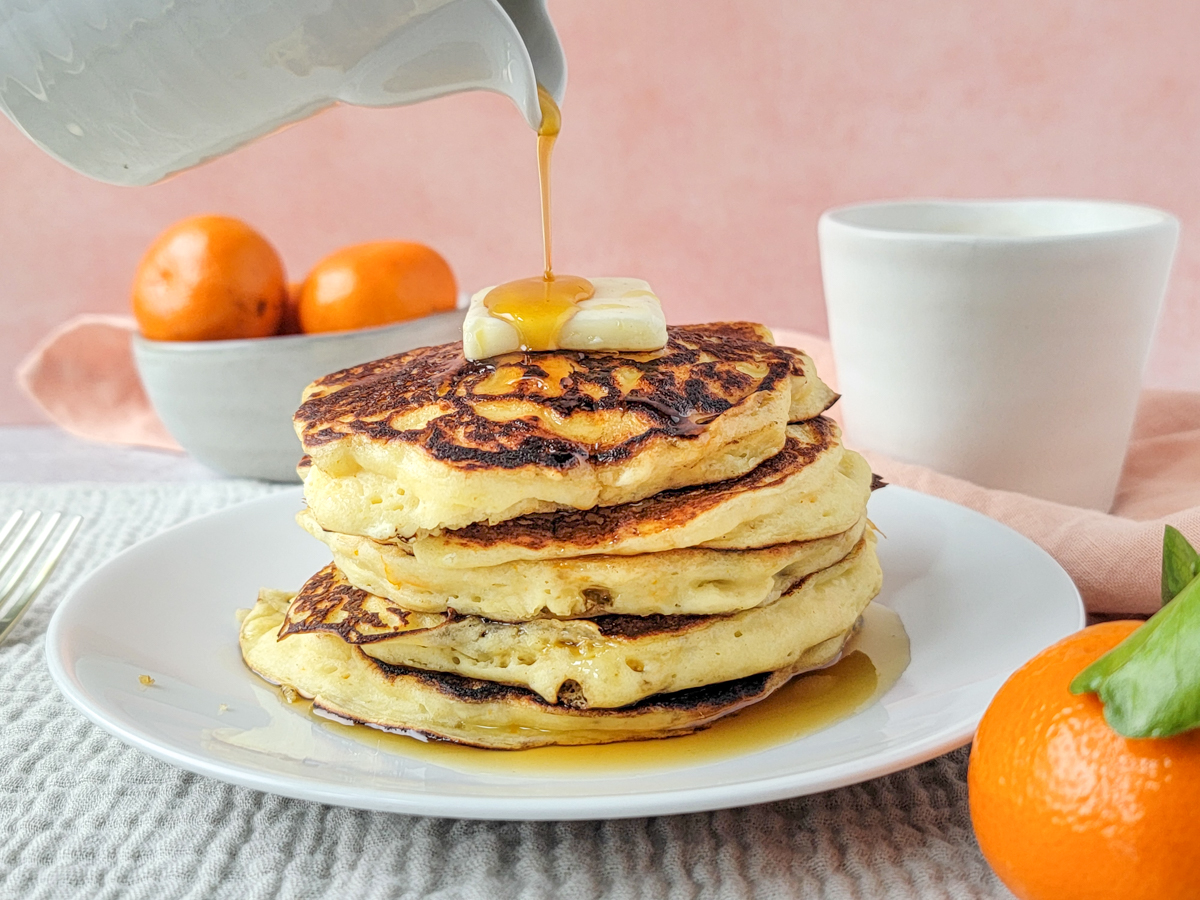 Orange Ricotta Pancakes