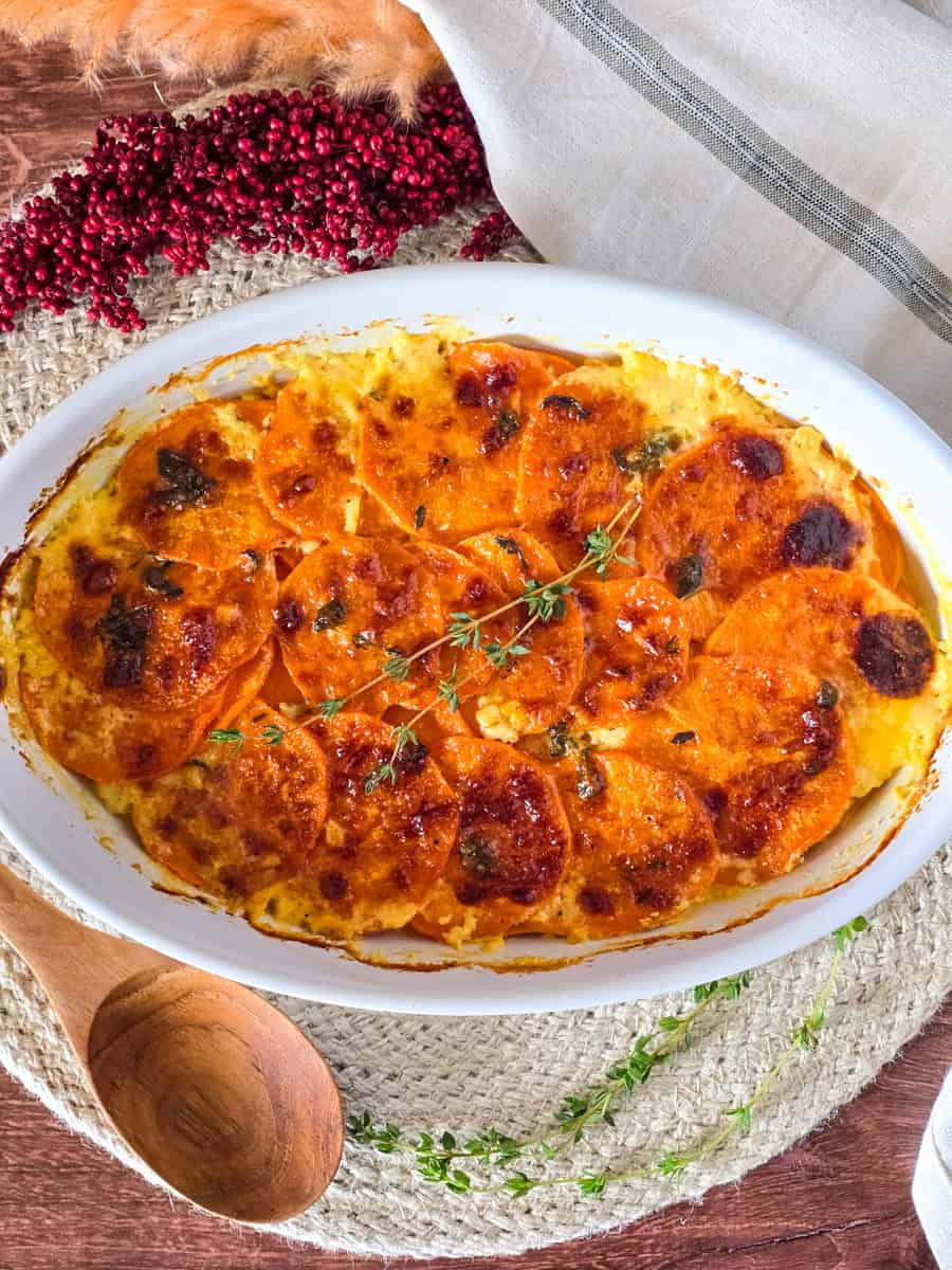 Sweet Potato Gratin - Casual Foodist