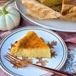 Pumpkin Basque Cheesecake