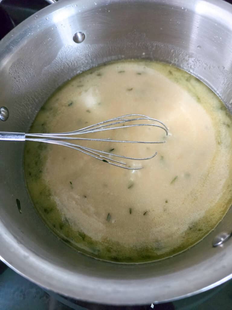 Homemade Turkey Gravy - preparation