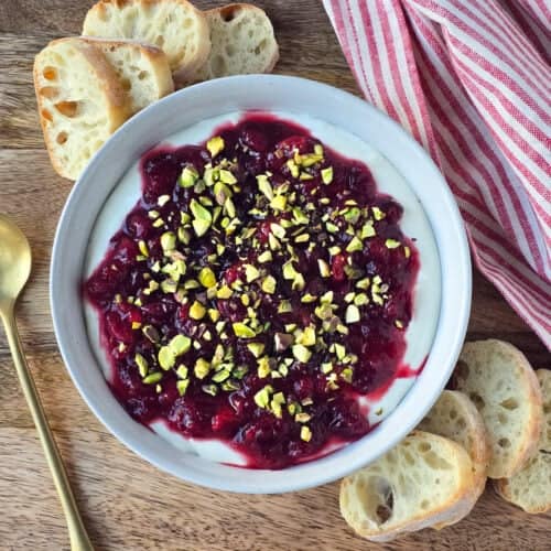 Cranberry Whipped Feta Dip