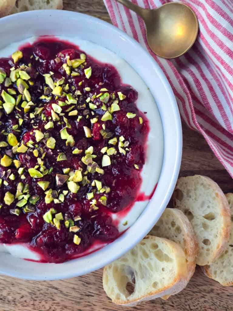 Cranberry Whipped Feta Dip