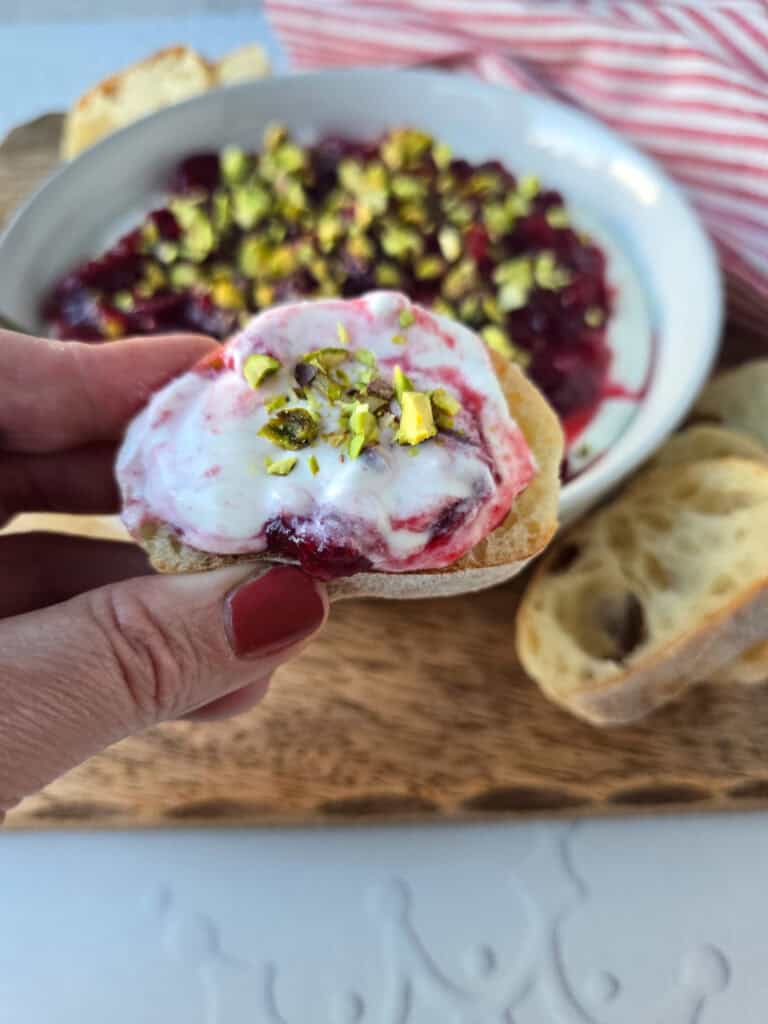 Cranberry Whipped Feta Dip