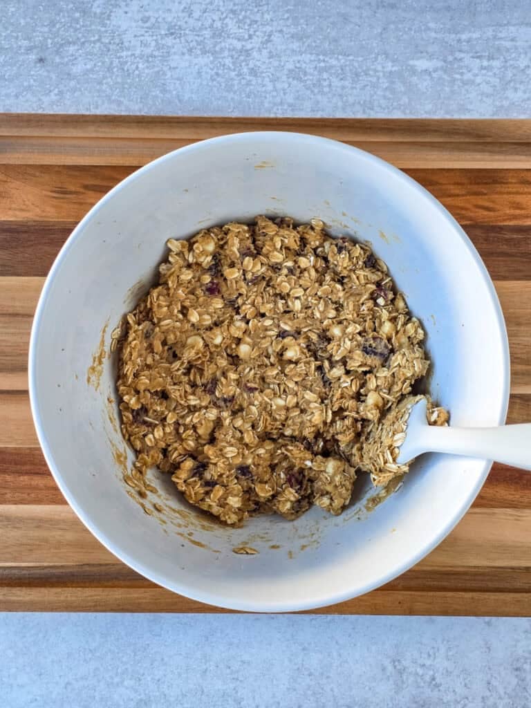 Cranberry White Chocolate Oatmeal Cookies - preparation