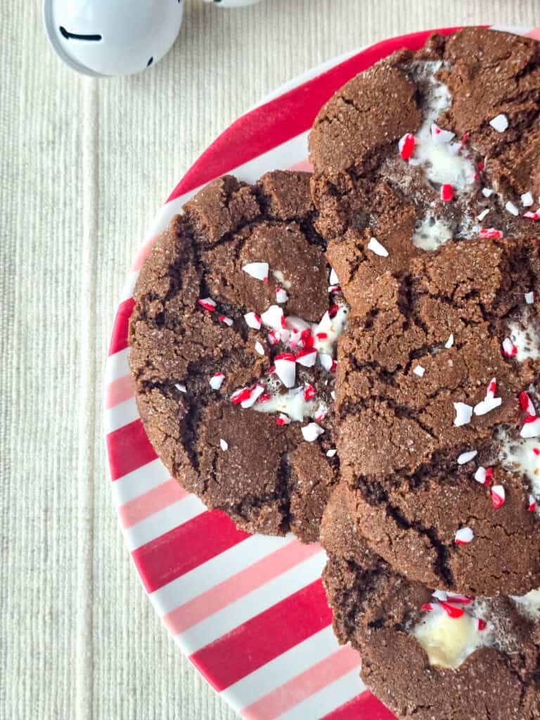 Peppermint Hot Chocolate Cookies