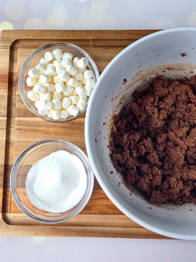 Peppermint Hot Chocolate Cookies - preparation