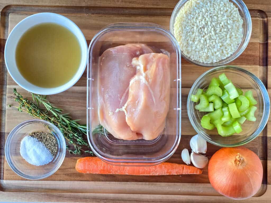 Chicken and Rice Soup- ingredients
