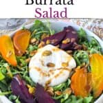 Beet and Burrata Salad Pinterest Image