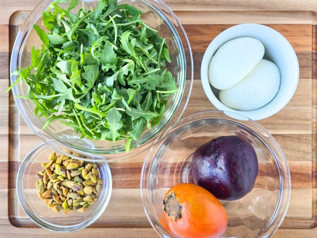 Beet and Burrata Salad Ingredients