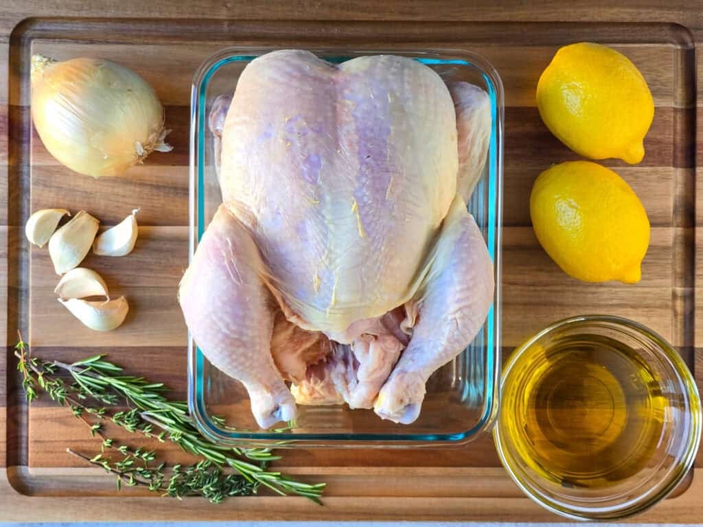 Lemon Roasted Chicken ingredients