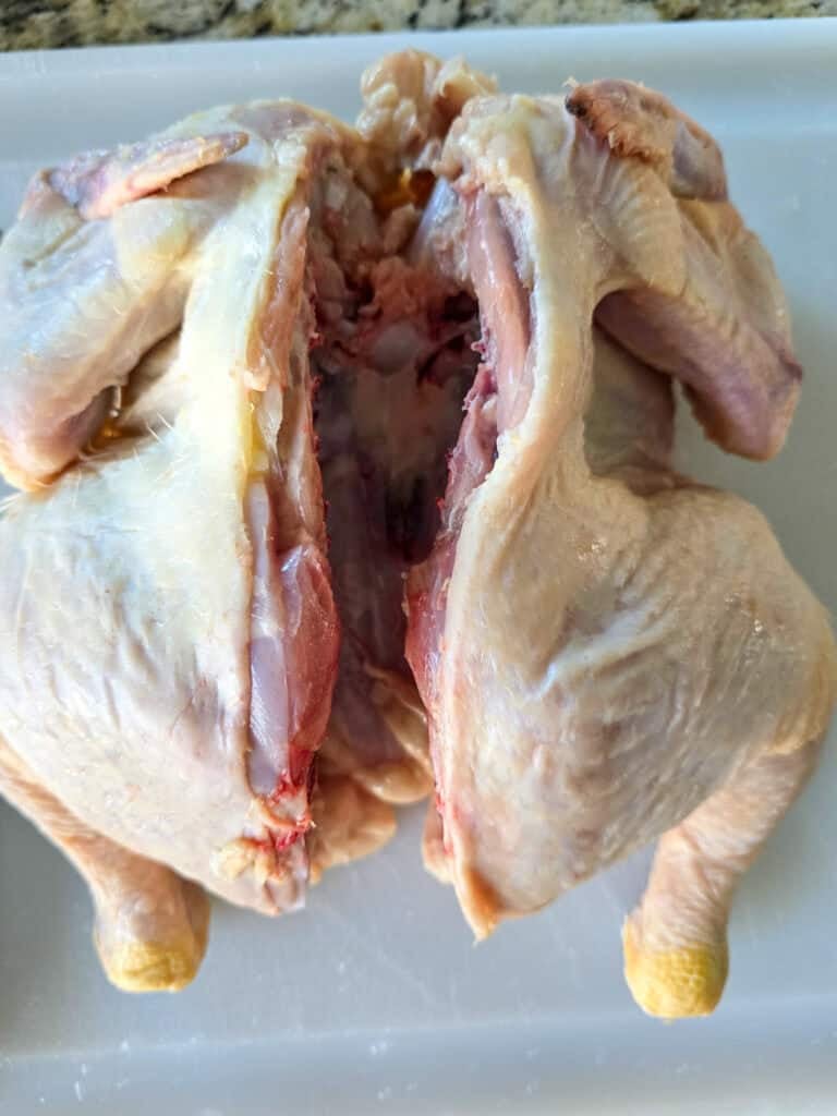 Lemon Roasted Chicken preparation