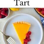 French Lemon Tart Pinterest Image