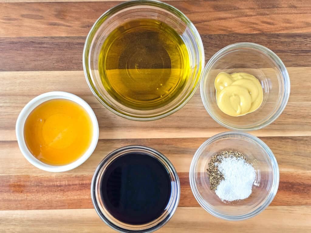 Homemade Balsamic Vinaigrette Dressing Ingredients