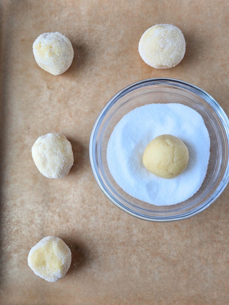 Lemon Curd Thumbprint Cookies Preparation 1