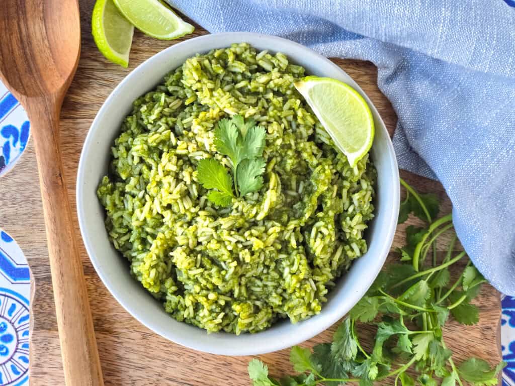 Mexican Green Rice (Arroz Verde)