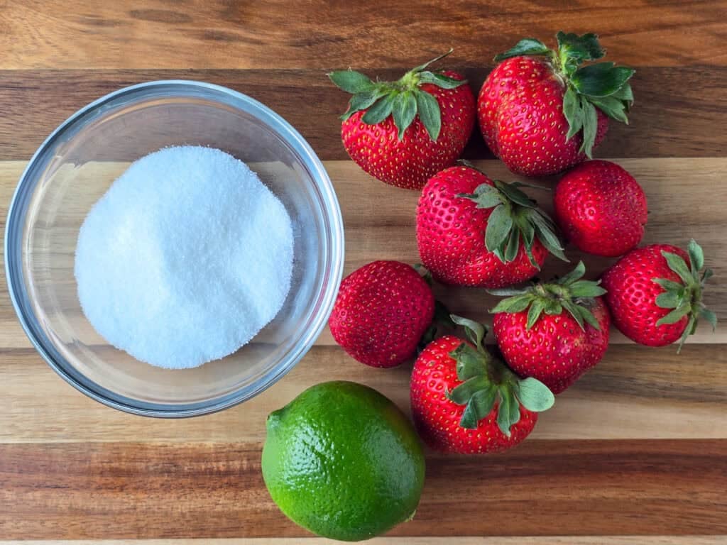 Strawberry Agua Fresca Ingredients