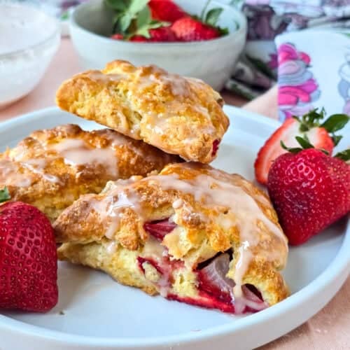 Fresh Strawberry Scones