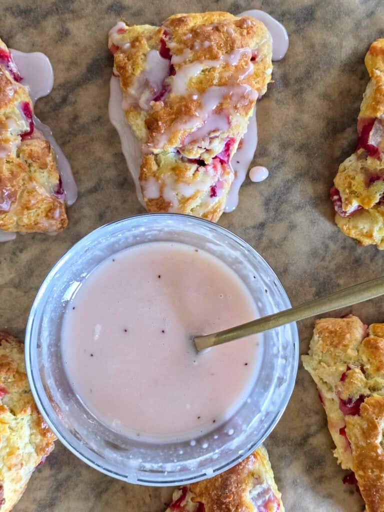 Fresh Strawberry Scones