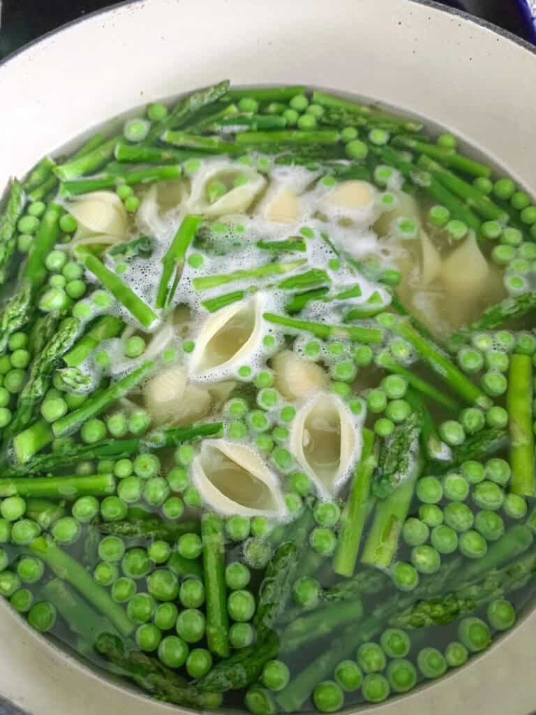 Green Goddess Pasta Salad Preparation 2