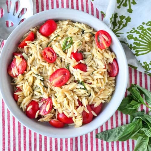 Tomato Basil Orzo