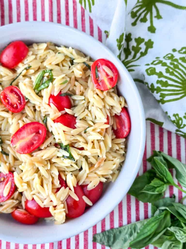 Tomato Basil Orzo