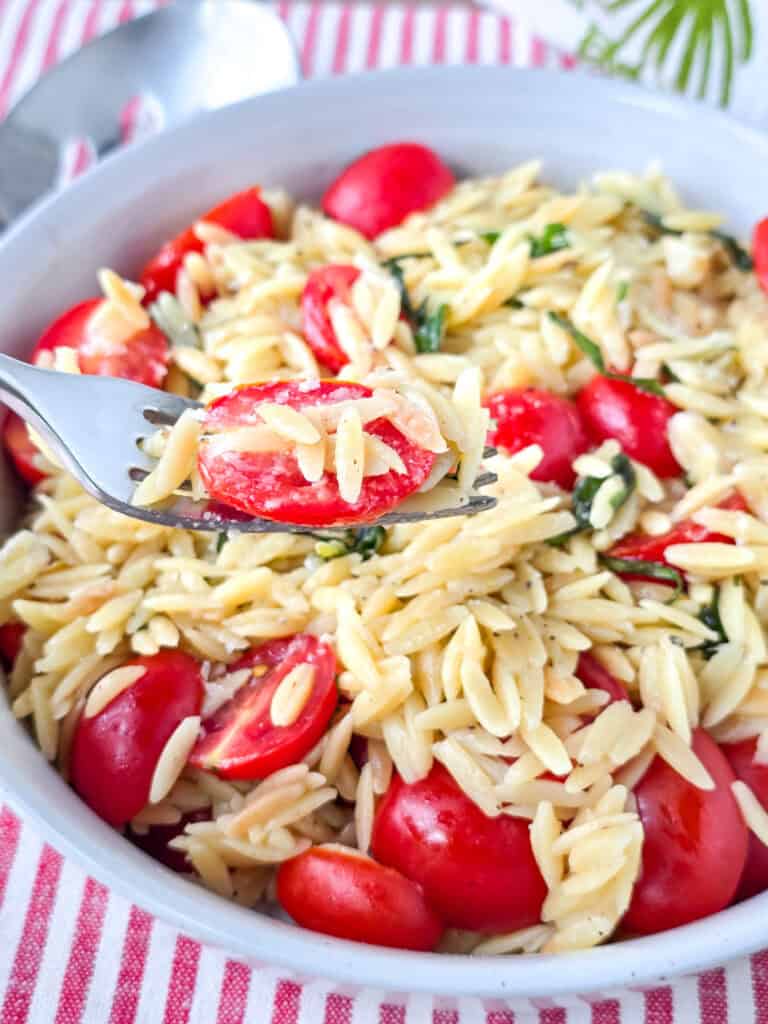 Tomato Basil Orzo