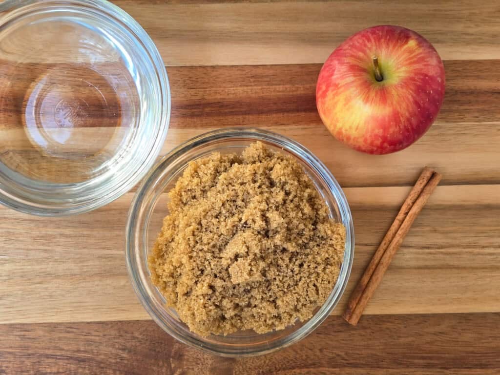 Apple Brown Sugar Syrup ingredients