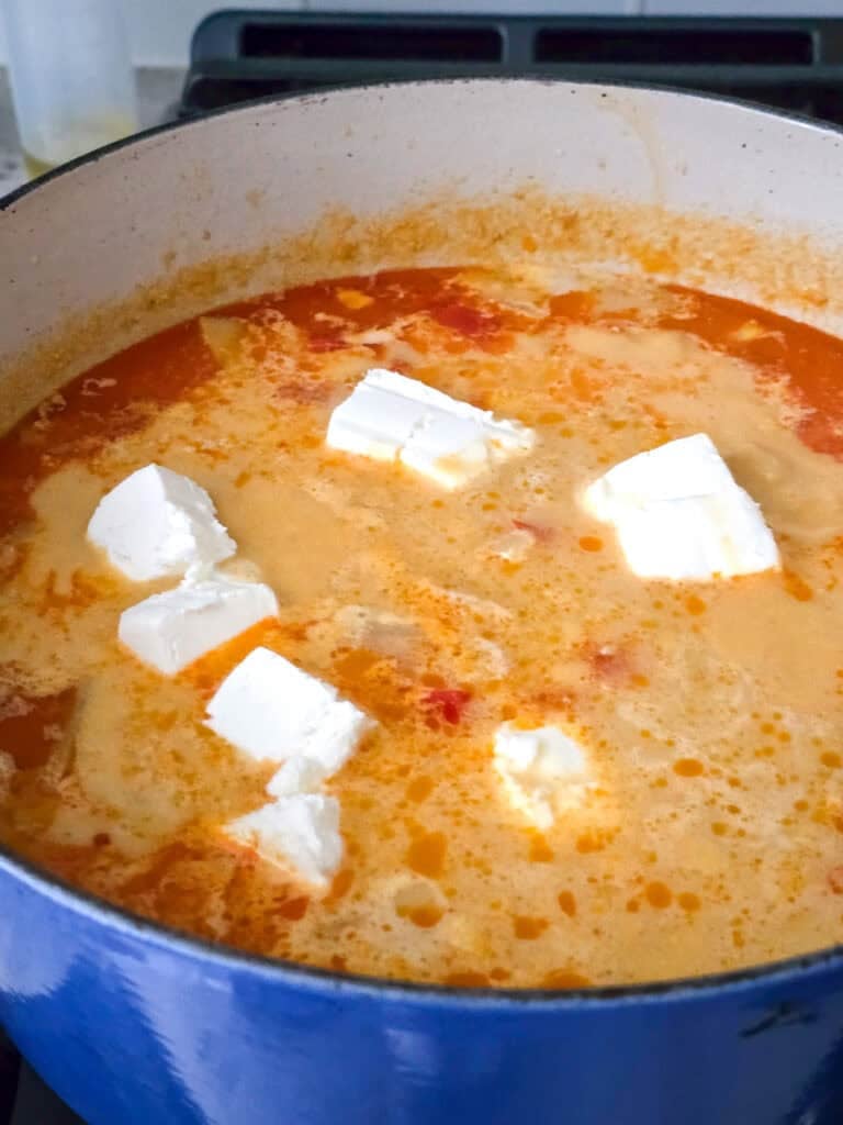 Chicken and Corn Chowder preparation